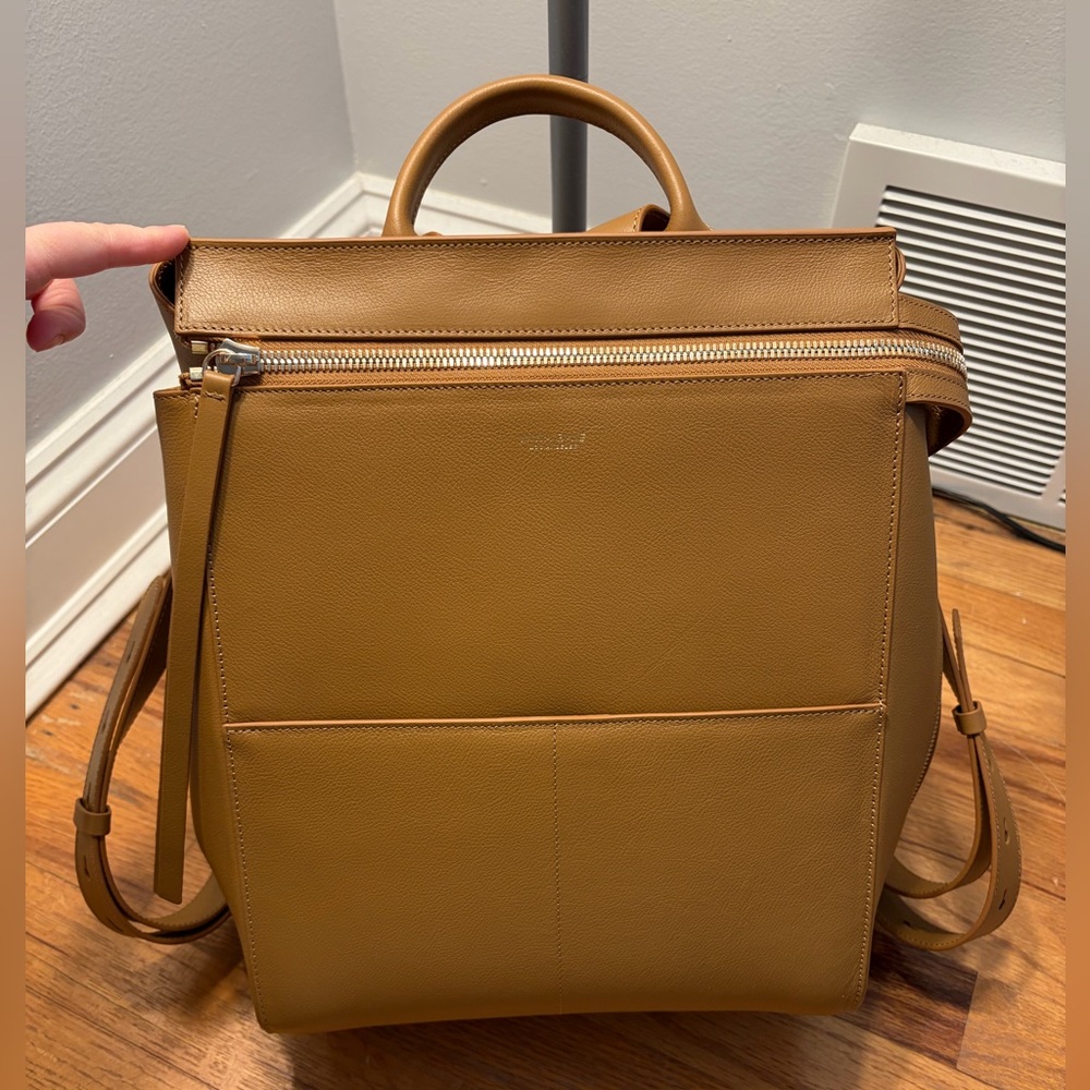 Mina Baie Midi Harper: Tan Leather